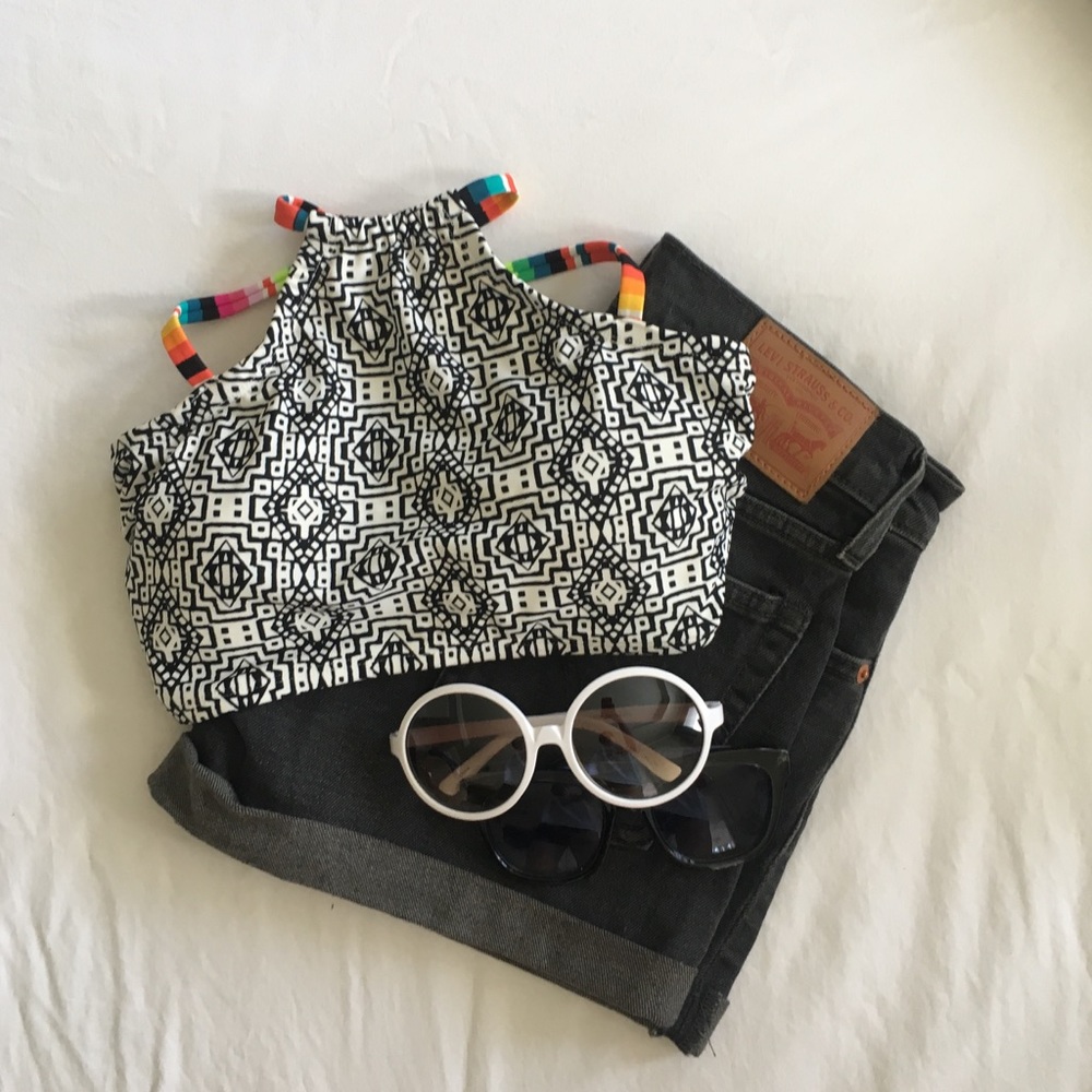 High neck bikini top!